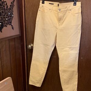 Talbots Sunny Yellow Cropped Jeans